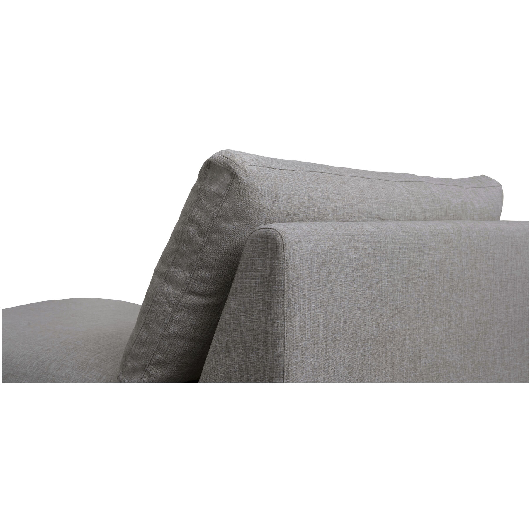 Miles Grey Outdoor Chaise in Light Grey